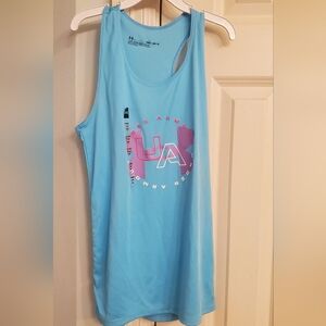 Under Armour Light Blue Athletic Tank